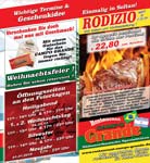 NEU bei uns ab Ende November Rodizio